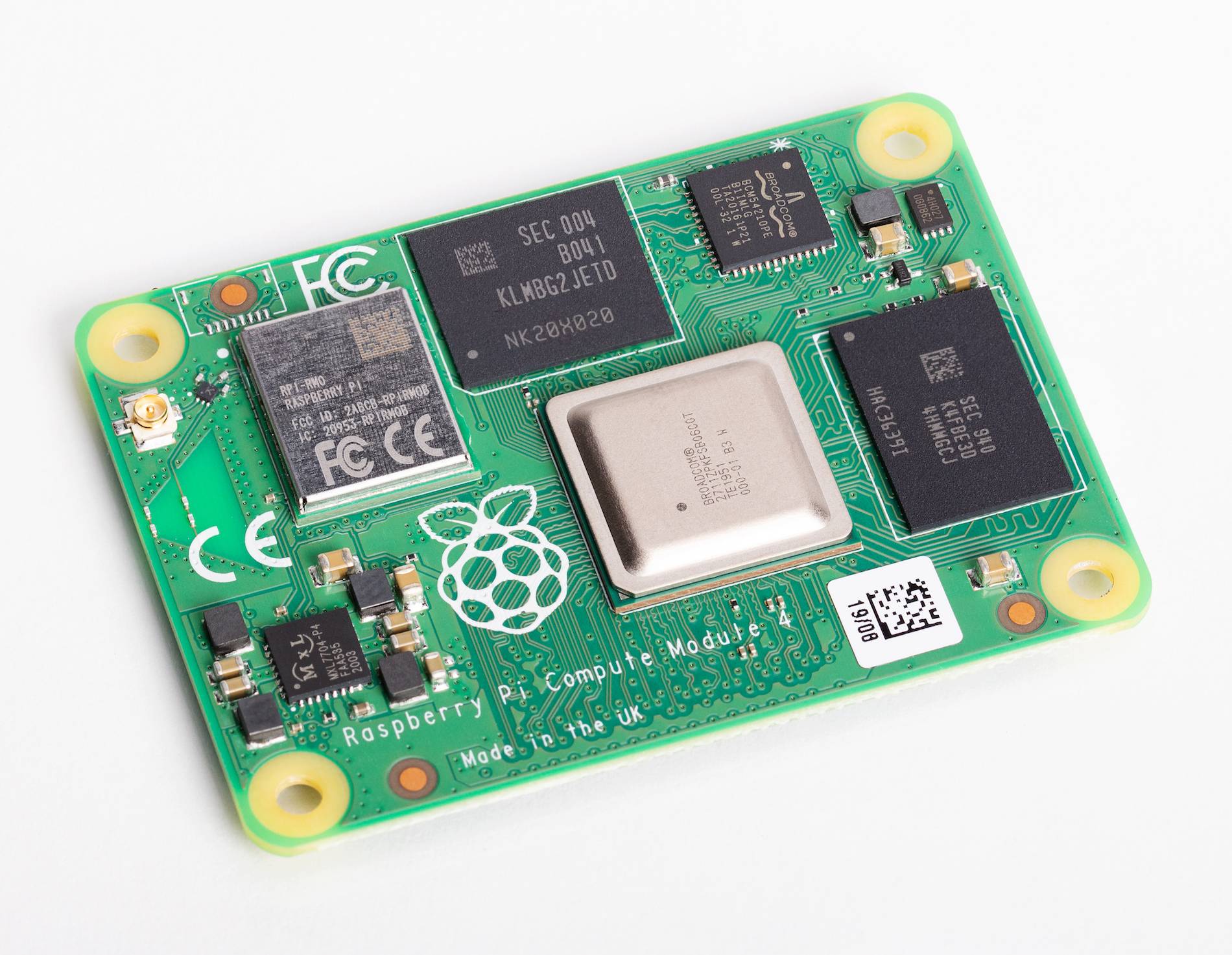 CM4101016 - Raspberry Pi Compute Module 4 - WiFi - 1GB RAM - 16GB Storage