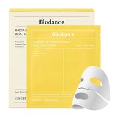 Biodance | Radiant Vita Niacinamide Real Deep Mask 4 Pack