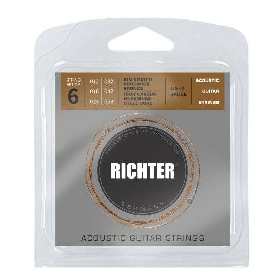 RICHTER Akustisk Guitar Strenge Set 12-16-24-32-42-53