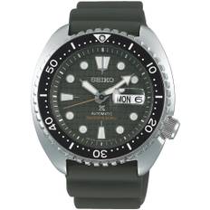 SEIKO PROSPEX DIVER HERRE UR MED GRØN REM - SRPE05K1