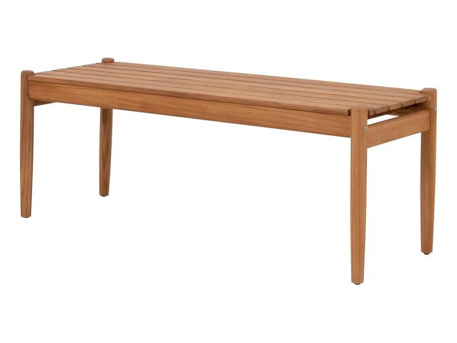 Sunzo Hampton bänk Teak 120 cm Teak 120 cm