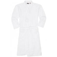 4XL - Badrock/Morgonrock i stora storlekar - Adamo Joey Bathrobe White