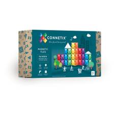 CONNETIX - Rectangle Pack Rainbow - Magnetsæt 18 dele