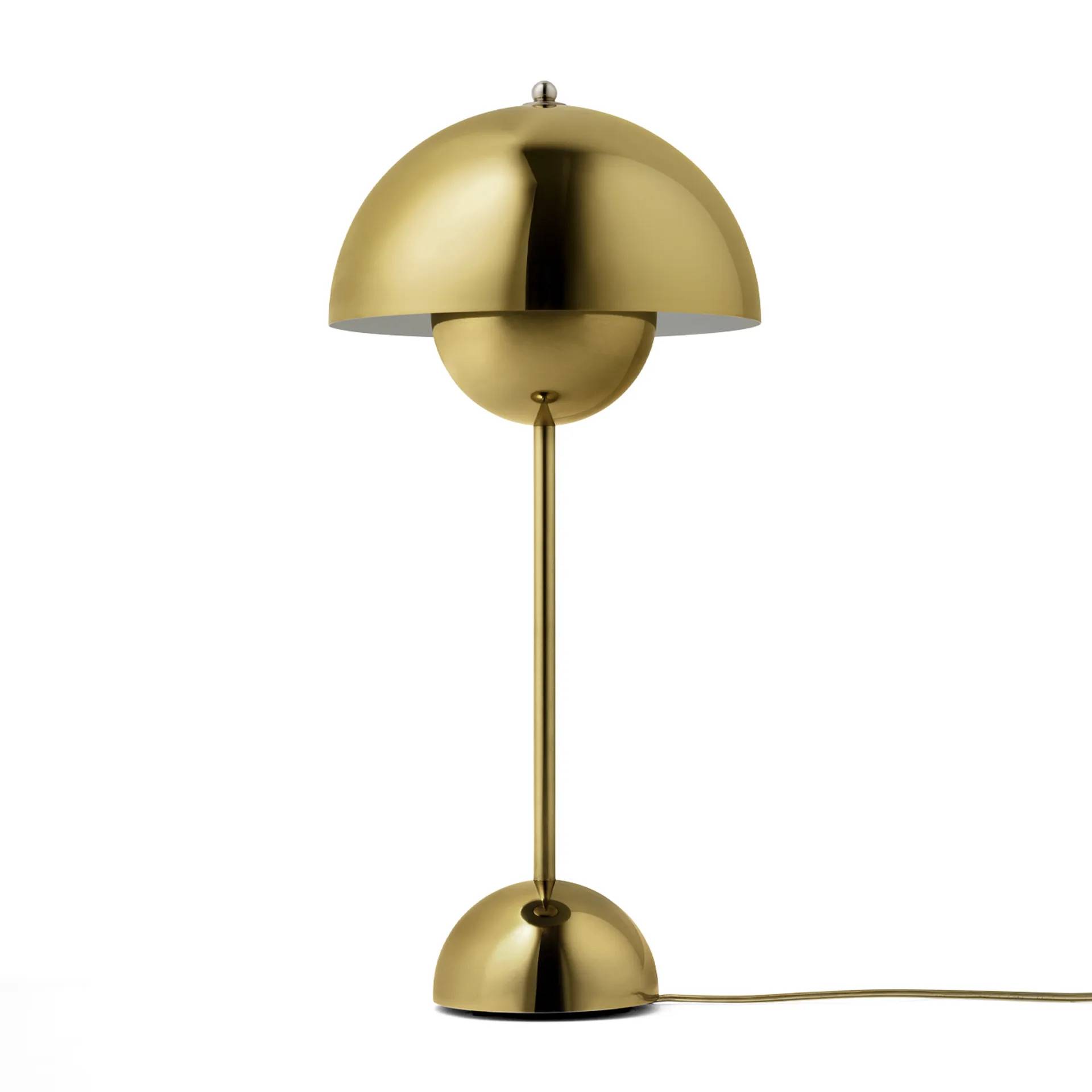 &Tradition FlowerPot bordlampe VP3 Brass-plated.