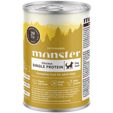 Monster Pet Food Dog Adult Single Chicken Burk 400 g x 6