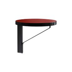 Artek - Kaari Vägghylla Reb 007, Röd linoleum - Vägghyllor - Ronan & Erwan Bouroullec - Svart - Metall/Trä/Syntetiskt