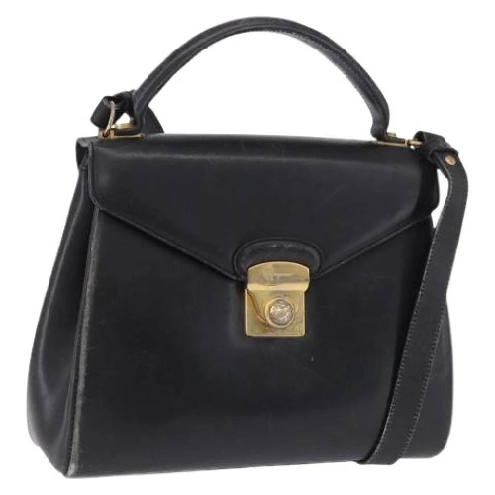 Salvatore Ferragamo Pre-owned Pre-owned Hand Bag - Vintage - Dame - Sort - ONE SIZE - Uld