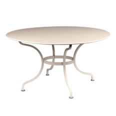 Fermob - Romane Table Ø 137 cm, Nutmeg - Matbord utomhus - Beige - Metall