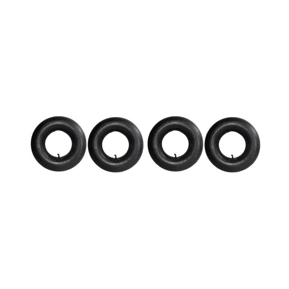 4Pack 15x6,00-6 Innerslangar Gräsklippare Däckrör med Böjd Ventilstam för Gräsklippare, Trädgårdstraktorer, Skottkärror, ATV
