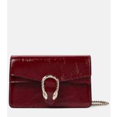 Gucci Dionysus Mini patent leather shoulder bag - red - One Size