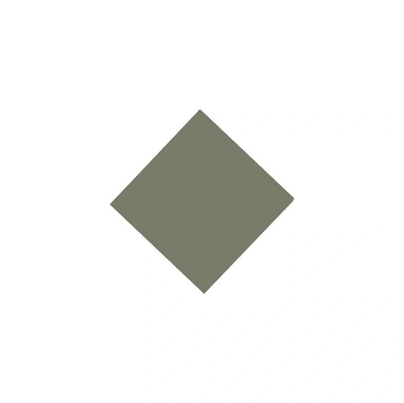 Fliser - Kvadrat 5 x 5 cm, Australian green