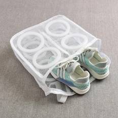 Portable Mesh Laundry Bag Washing Machine Shoes Bag Travel Storage Bags Anti-deformation Protective Clothes Organizer Net Bag vit
