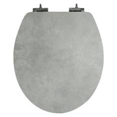 Poseidon toiletsæde grey stone