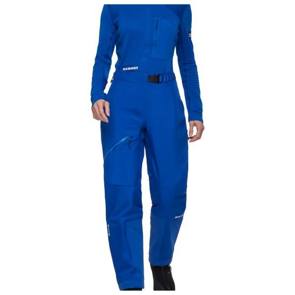Mammut Women's Eiger Nordwand Advanced Hardshell Pants Regnbukser Damer størrelse 42 farve blå