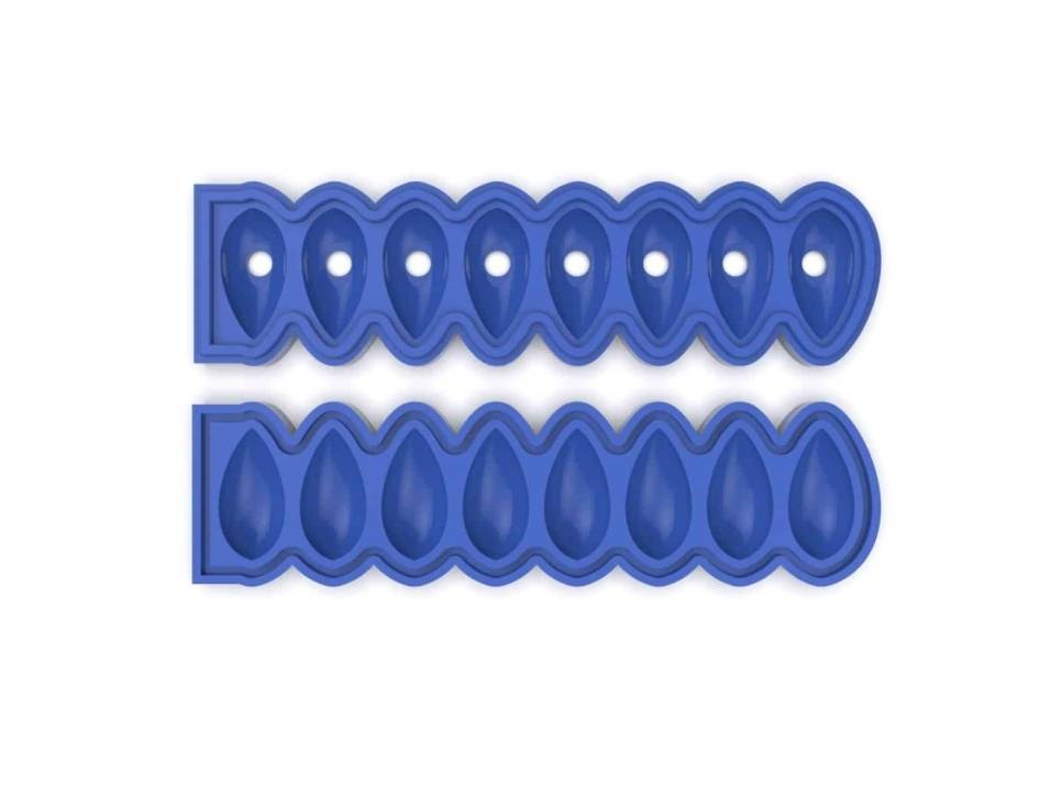 Silikonform, Quenelle Mold Mini - Moldbrothers
