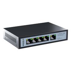 【Upgrade】 SODOLA 5 Port 2.5G Network Switch,|5 x 2.5G Base-T Ports, 45Gbps Switching Kapazität, Plug & Play/Fanless 2.5gbit Unmanaged Netzwerk Switch