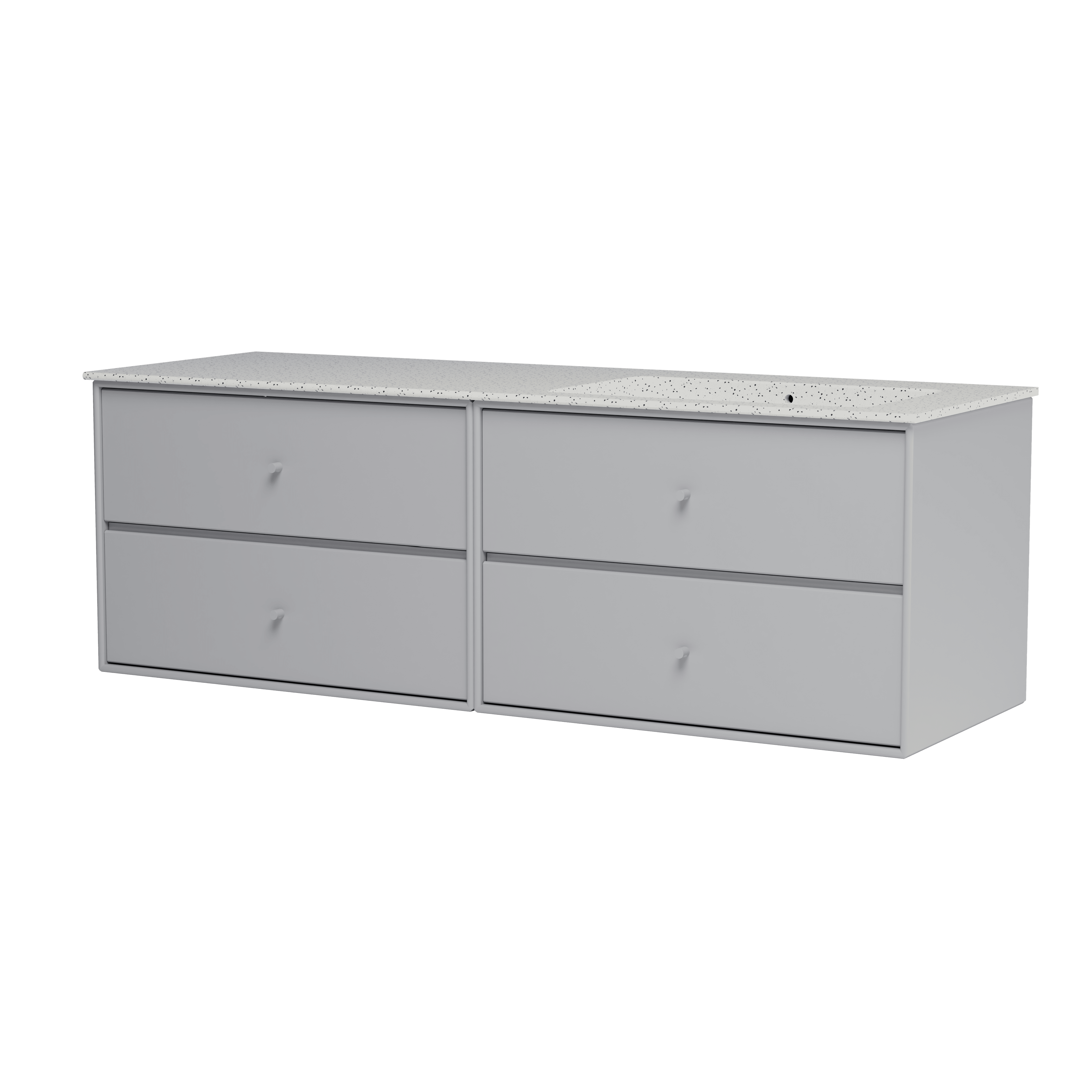 Montana Basin SU2402 – badmodul med vask, 141 cm Fjord - Jacobsen Plus