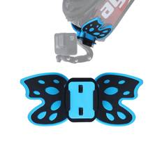 Butterfly Helmet Mount Adapter for GoPro, Insta360, DJI and Other Action Cameras, Butterfly Helmet Mount, Butterfly Helmet Mount / Blue