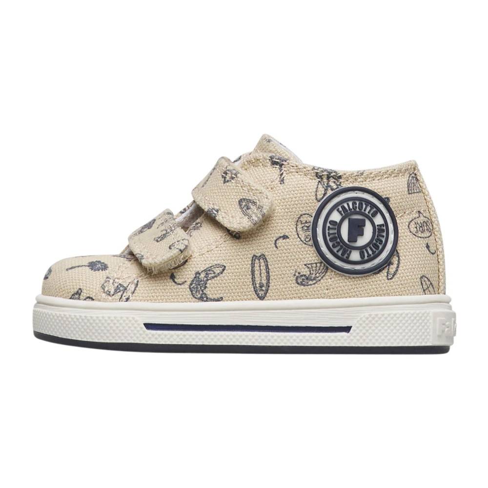 Falcotto Michael 3 Fabric Sneakers - Kids - Herre - Beige - 21 EU - Læder