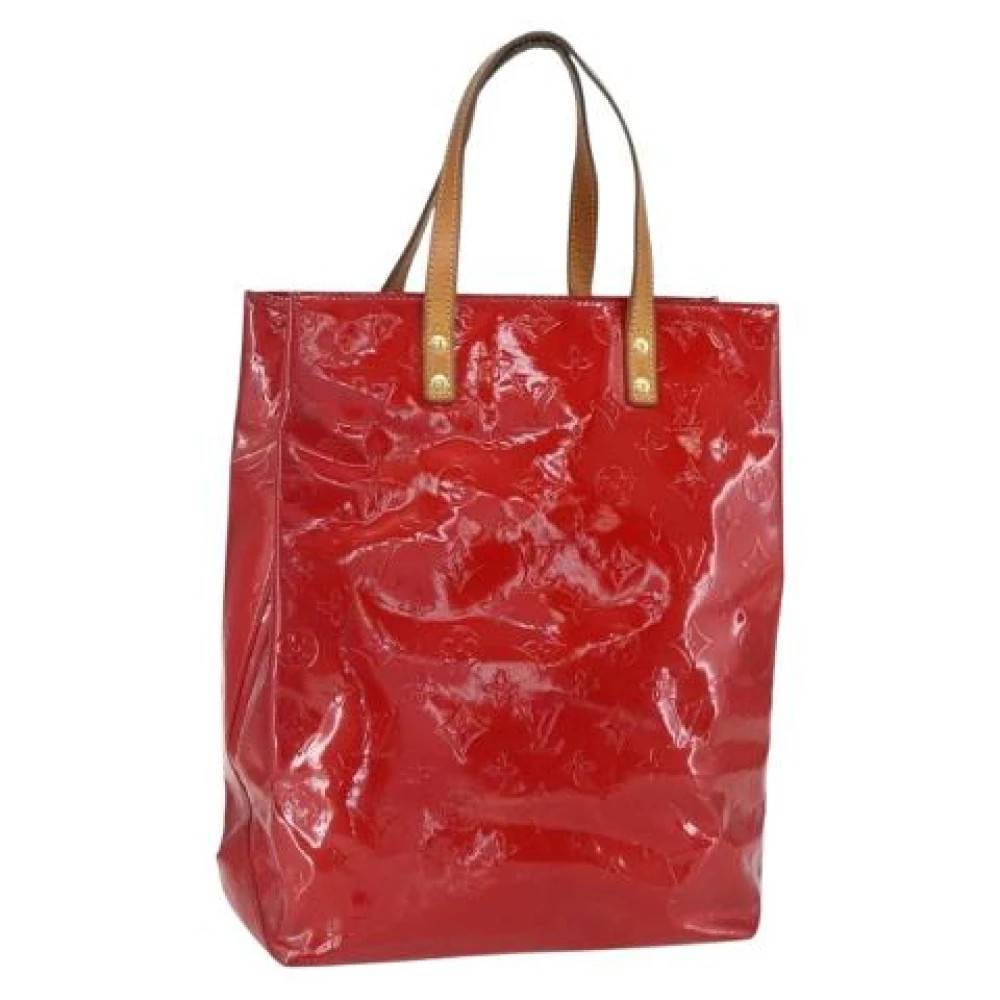 Louis Vuitton Vintage Pre-owned Vintage Tote Bag - Vintage - Dame - Rød - ONE SIZE - Læder