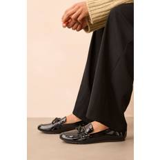 Next Forever Comfort Round Toe Patent Bow Detail Loafer Ballet ShoesEU 40 V (UK 6.5)