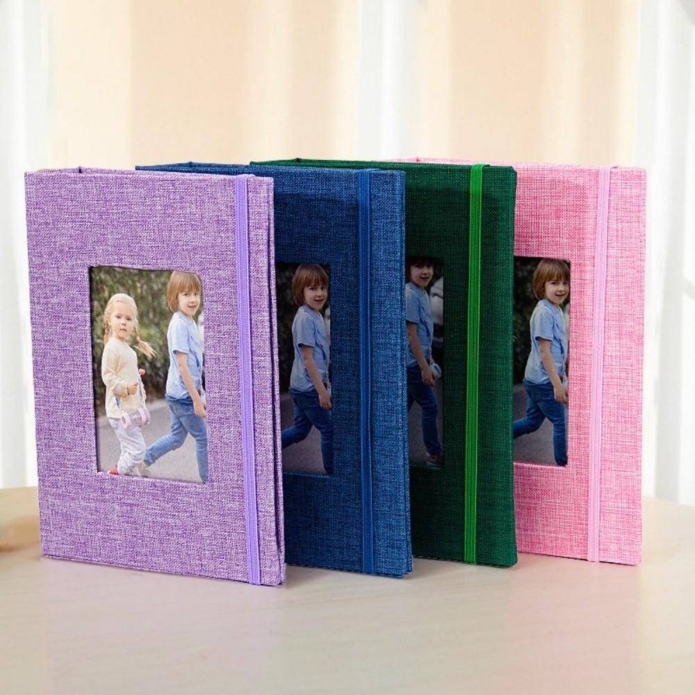 Laminerat Fotoalbum Stor Kapacitet Fotolagring Med Fickor Bildalbum Hemförvaring