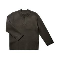 Magasin Elon 2S Junior Halfzip Knit Stl. 3 år / 98 cm pojkar Stickat - Beetle (3 år / 98 cm)