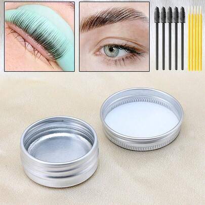 2026 Lash Lift & Brow Lamination Kit - Snabbtorkande vattentätt lim, stark bindning, vattenlöslig formula! Kryogen teknologi, skonsam mot det känsliga - Genomskinlig