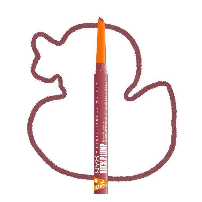 NYX Professional Makeup Duck Plump Plumping Lip Liner, lip pencil, up to 10 hours of wear, matte finish, Pinkjection