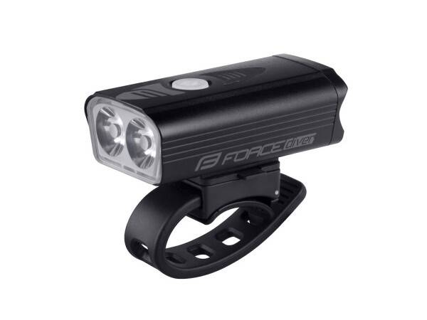 FORCE Diver framlampa USB uppladdningsbar 900 lumen