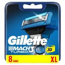 Gillette Mach 3 Turbo - Testa di ricambio 12 testine contenute per la rasatura