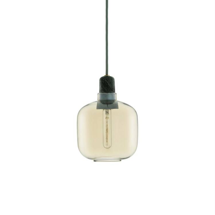 Normann Copenhagen Amp Pendel Gold/Green Small