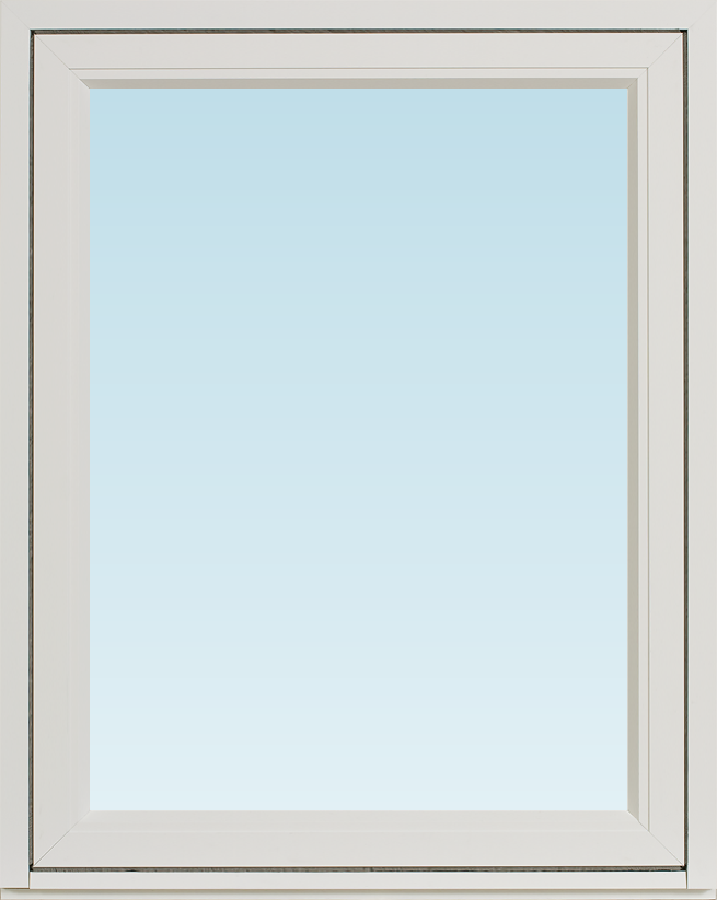 Svenska Fönster SF sideswing fönster utåtgående 780x980mm höger  1-luft, insida trä utsida aluminium, 3-glas (8x10)