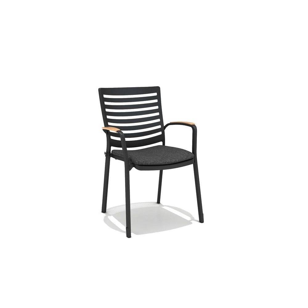 LifestyleGarden Trädgårdsstol Portals Dark - 4-pack