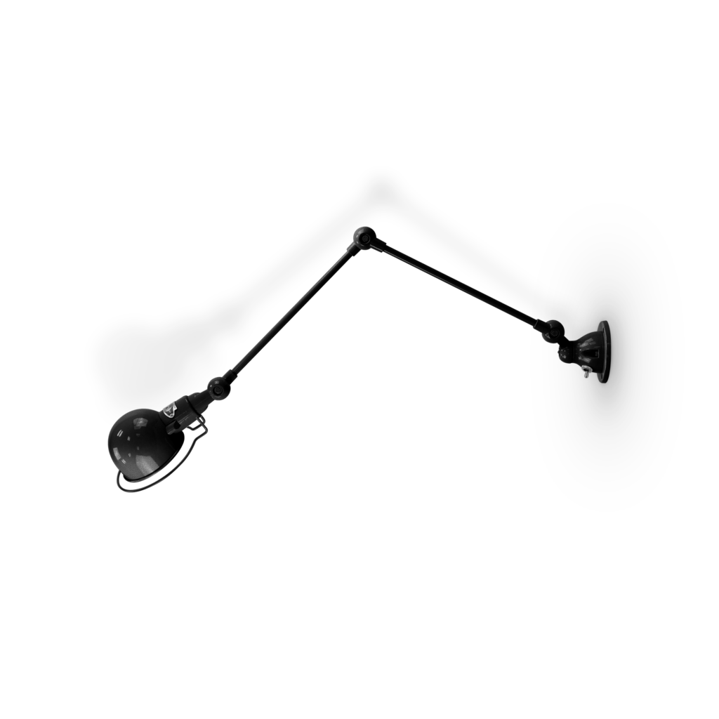 Signal SI331 væglampe fra Jieldé - Black hammered / Blank