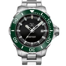 Ball Engineer Hydrocarbon DeepQUEST Ceramic Automatic Black Dial Titanium Bracelet Men's Watch DM3002A-S4CJ-BK