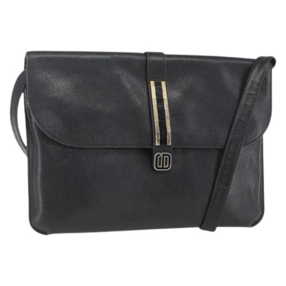 Dior Vintage Pre-owned Vintage Skuldertaske - Vintage - Dame - Sort - ONE SIZE - Uld