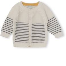 Mini A Ture Cardigan med Uld, Ursul/Turbulence Blue 56