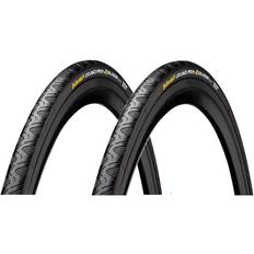 Set of 2 Continental Grand Prix 700c 4-Season Black/Black (700x28c) [Item]
