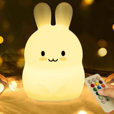 Kanin LED-Nattlampa Silikon
