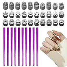 Nail Stamper Kit, Nail Tools, Nail Stamper Tools For Women, Flower Nail Pen - Nail Graffiti Dotting Pen, Precision Stamper For Adults, Women,