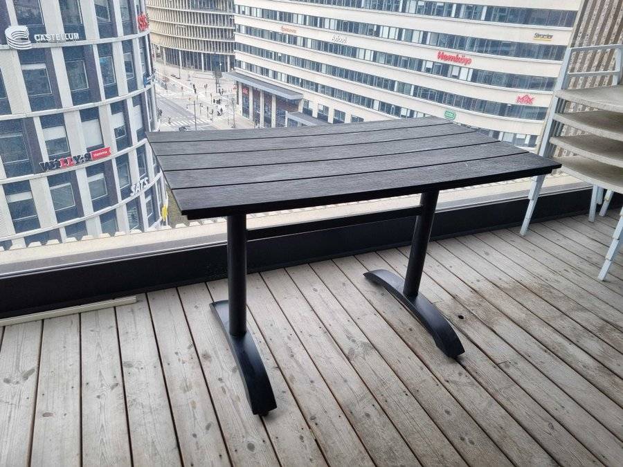 Trädgårdsbord trädgårdsmöbel balkongbord trädgårds balkong bord möbel, HÄMTAS