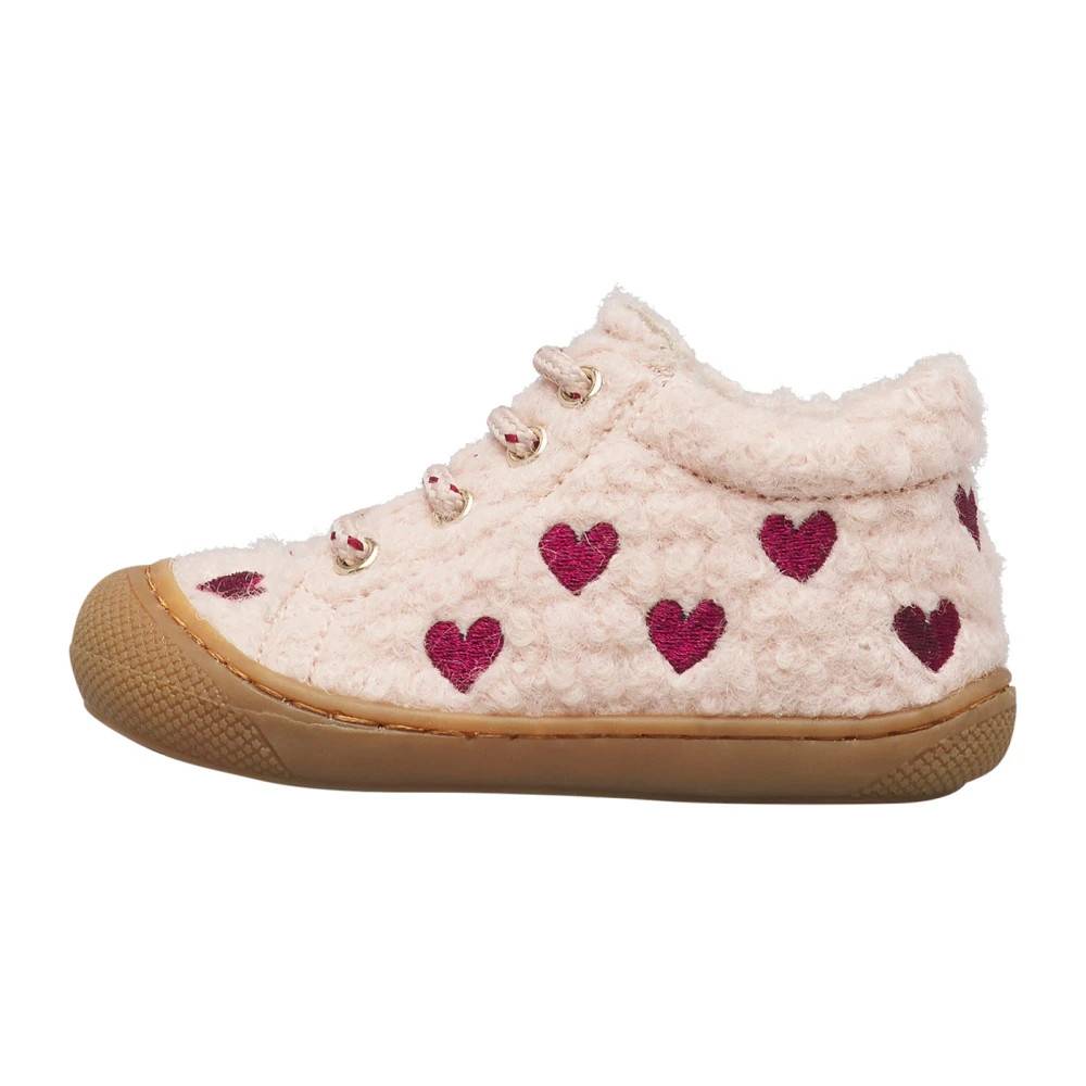 Naturino Cocoon Embr.Love - Kids - Dame - Lyserød - 24 EU - Uld