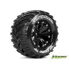LOUISE RC WORLD LT3226B Däck & Fälg MT-CYCLONE 2,8" Svart 0-Offset (2)