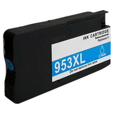 F6U16AE HP 953XL cyan Printerpatron - 26 ml. - Kompatibel