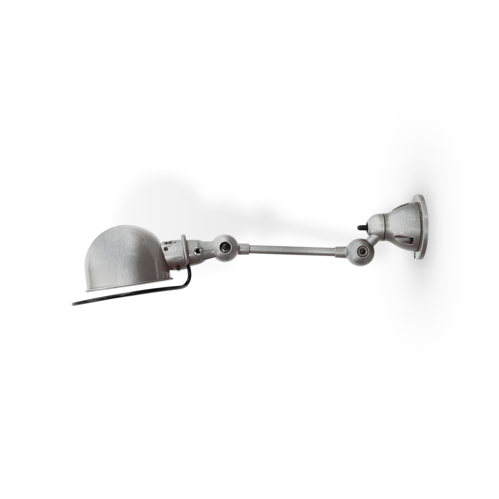D2501 (børstet stål) loftlampe m. 1 arm fra Jieldé (Outlet)