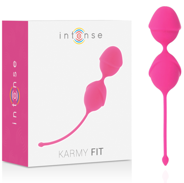Intense Karmy Fit Kegelbollar i Silikon – Fuchsia
