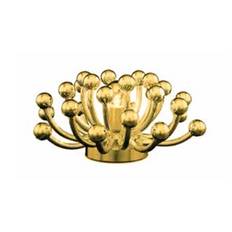 Vägg/Taklampa Pistillino, Guld