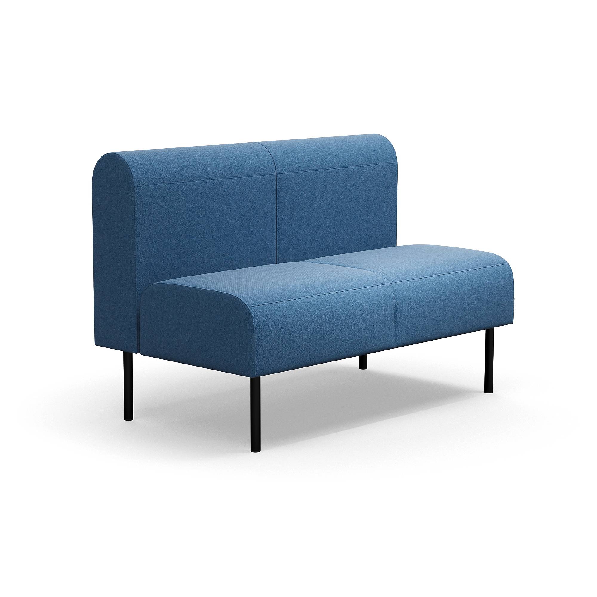 Modulsoffa VARIETY, 2-sits, tyg Pod CS, blå