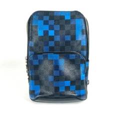 Louis Vuitton Vintage, Pre-owned, Herre, Blå, ONE SIZE, Uld, Pre-owned Stof louis-vuitton-tasker
